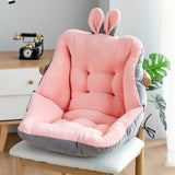 Cushion Office Sedentary Backrest One Chair Seat Cushion Seat Stool Lazy Butt Thick Winter Plush On The Ground Semi-enclosed