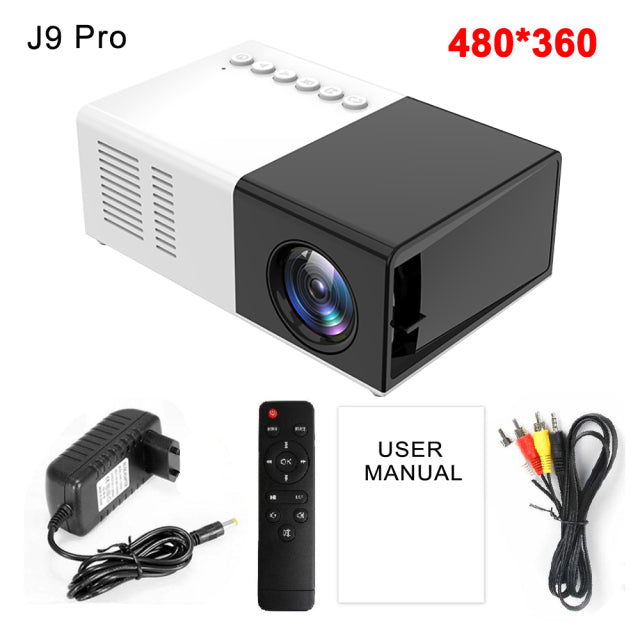 J9 Pro Mini Projector LED Media Player