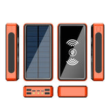 Wireless Solar Power Bank +3 LED (night) Light