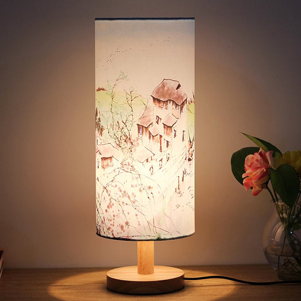 Chinese Style bedside table lamp