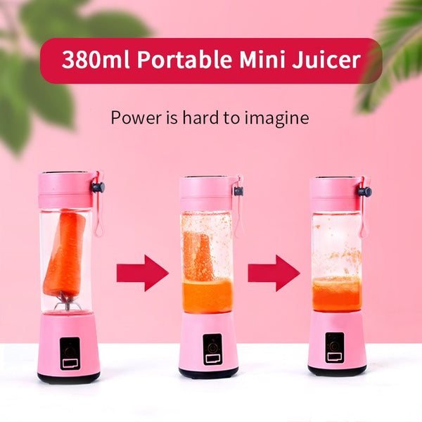 WXB portable blender usb mixer  electric juicer machine smoothie blender