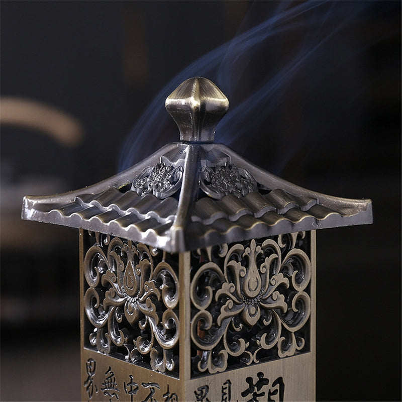 Antique Vertical Incense Stick Censer Indoor Ceremony Buddha Incense