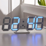 3D LED Wall Clock Modern Design Digital Table Clock Alarm Nightlight Saat reloj de pared Watch For Home Living Room Decoration