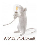 Mouse Resin Table Lamps