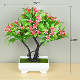 Artificial Bonsai Small Tree Pot Fake Plant For Home Decoration