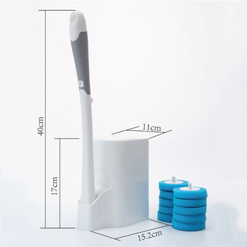 Disposable Toilet Brush Cleaning Set