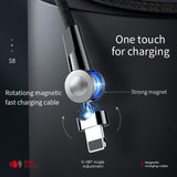 180 Degree Rotating Magnetic Charging Cable