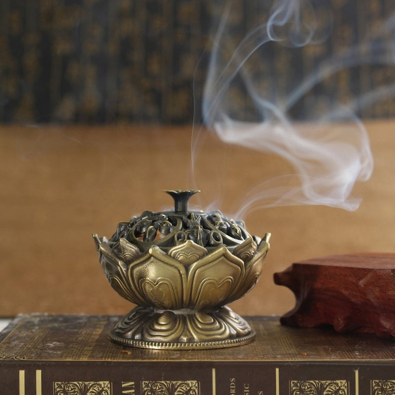 Chinese Buddha Alloy Incense Burner