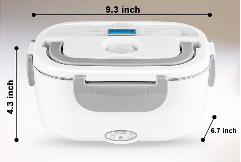 Stainless Steel Electric Heating Lunch Box/ Car /Office School/ Food Warmer Container Heater Bento Box Set