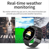 Fitness Waterproof Smartwatch w/ Real-time Weather Monitoring