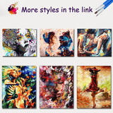 SDOYUNO 60x75cm pictures by numbers DIY Frame Painting By Numbers Adults Figure Painting on canvas Home Decor Wall Art For Gift