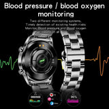 Fitness Smartwatch + Heart Rate Blood Pressure + Waterproof