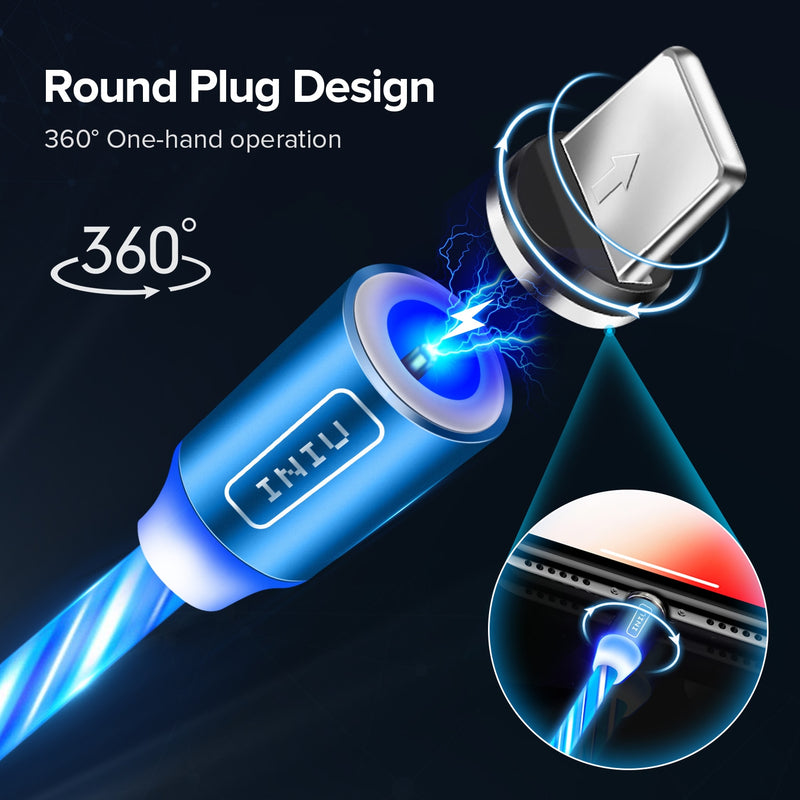 INIU Flow Luminous Lighting Magnetic USB Cable