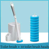 Disposable Toilet Brush Cleaning Set