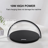 10W Qi Fast Wireless Charger Table Lamp For iPhone