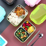 Stainless Steel Lunch Box: Single Layer or Double Layers Bento Box