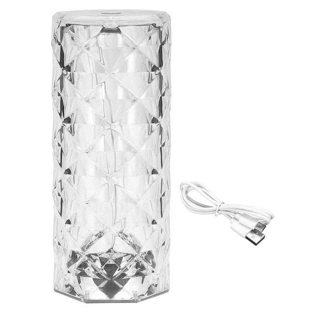 LED Crystal Diamond Table Lamp