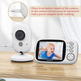 3.2-inch Wireless Video Baby Camera & Sound Activated LCD Monitor (Works w/out internet)