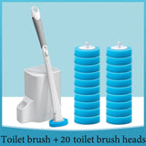 Disposable Toilet Brush Cleaning Set