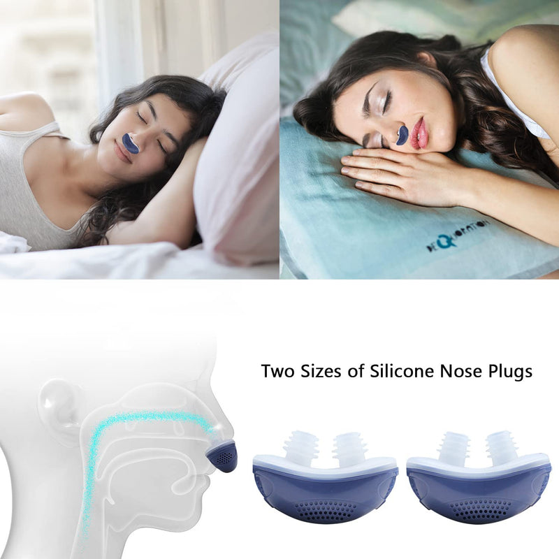 Micro-CPAP Anti Snoring Electronic Device