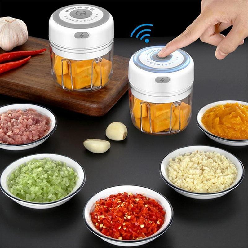 Mini USB Wireless Electric Garlic Masher