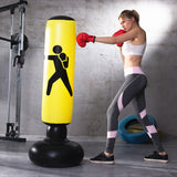 Fitness Tool Inflatable Boxing Punching Bag Stress Training Fitness Vertical  Boxing Bag PVC Thickening Boxing Pillar Tumbler