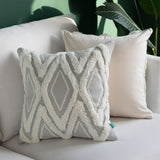 Moroccan Style Woven Tassel Pillow