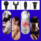 1200-3300r/min Electric Muscle Massage Gun Deep Tissue Massager Therapy Gun with Bag