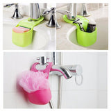 Bathroom & Kitchen Sink Sponge Holder Storage