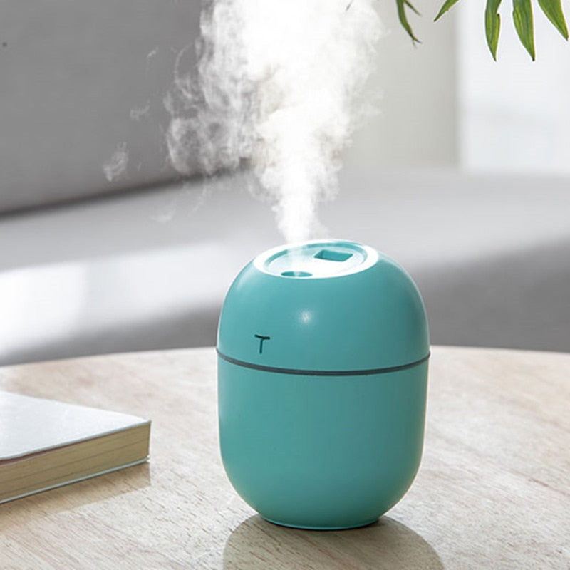 Ultrasonic Mini Air Humidifier 200ML Aroma Essential Oil Diffuser