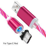 LED Glow Flowing Magnetic Charger Cable