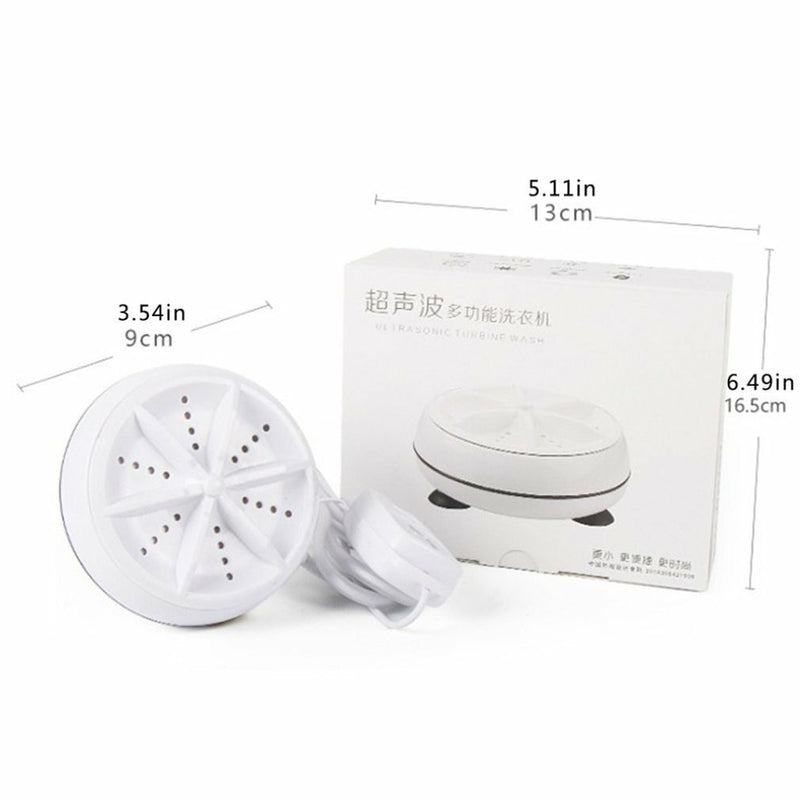 2-in-1 Ultrasonic Mini Washing Machine