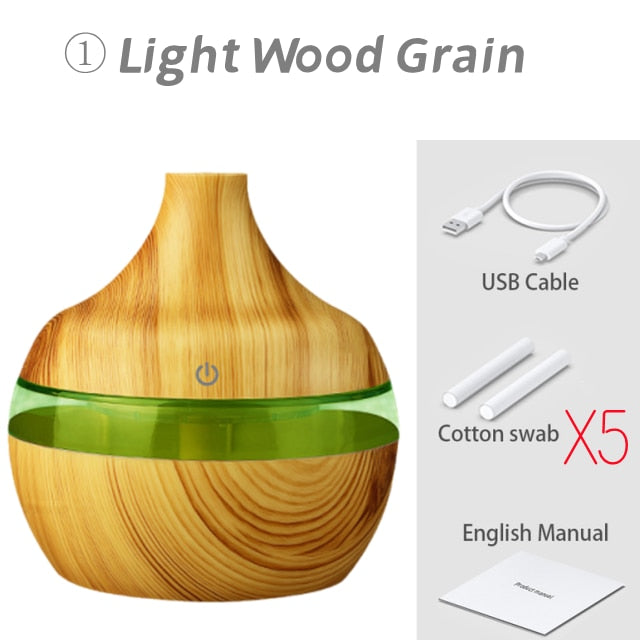 Wood Ultrasonic Air Humidifier