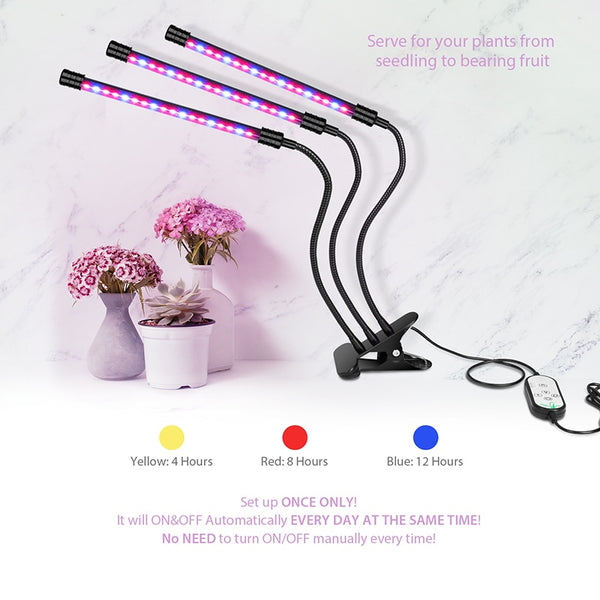 Goodland LED Grow Light USB Phyto Lamp Full Spectrum Fitolamp With Control Phytolamp For Plants Seedlings Flower Home Tent