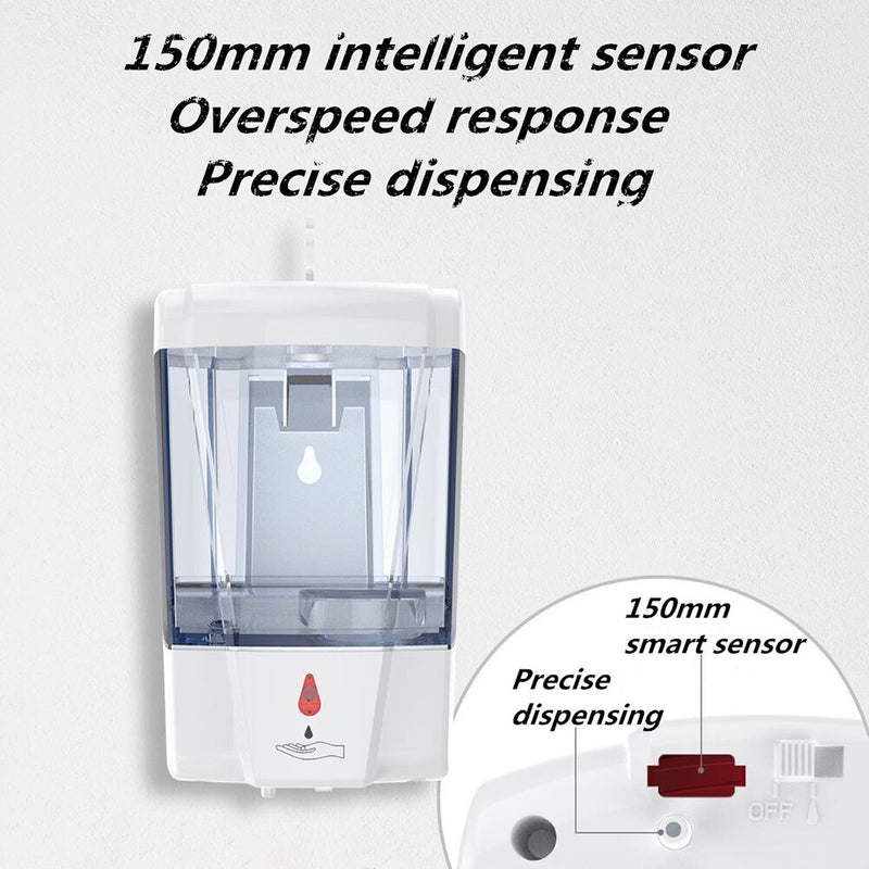 700ml Household Touchless Wall Mounted Auto-Sensor Dispenser