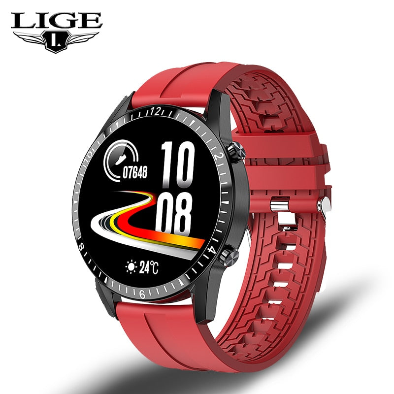 Fitness Smartwatch + Heart Rate Blood Pressure + Waterproof