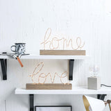 Home Decorative Figurines Ornaments LED Lamp Light LOVE Letters