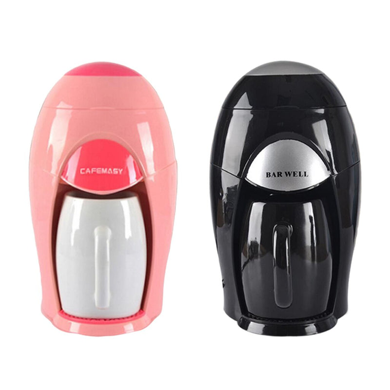 Mini Portable Electric Drip Coffee Machine Small Tea Maker American Drip Coffee Maker Black/Pink Household Office