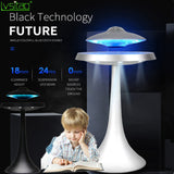 Magnetic Levitating led table lamp with UFO speaker