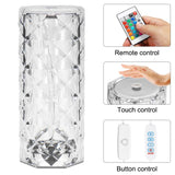 LED Crystal Diamond Table Lamp