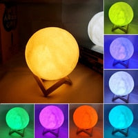 3D Printing Moon Night Light