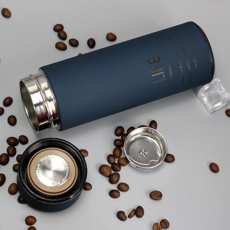 500ML Home Thermos Coffee/Tea Vacuum Flask With Filter