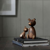 Russia Little bear wood ornaments for decor