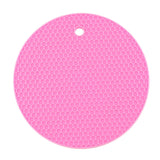 18/14cm Round Heat Resistant Silicone Mat Drink Cup Coasters