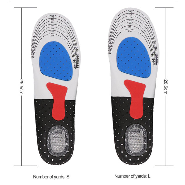 Sport Running Silicone Gel Insoles for feet