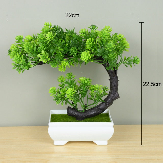 Artificial Bonsai Small Tree Pot Fake Plant For Home Decoration