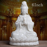 Ceramic Guanyin Statue Figure Art